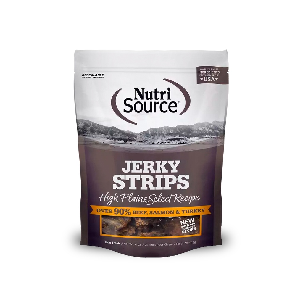 NutriSource Jerky Strips High Plains Select