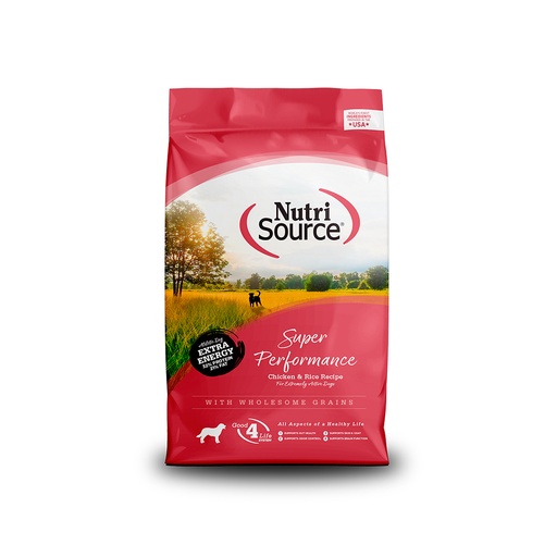 NutriSource Super Performance (Chicken & Rise) 40LB